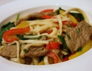 Beef and noodles