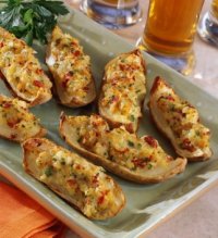potato skins with cheese