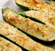 Zucchini with parmesan